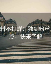 1363. 黑料不打烊：独到粉丝后援会盘点，快来了解
