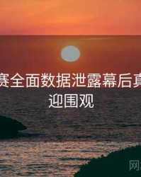 每日大赛全面数据泄露幕后真相，欢迎围观