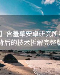 【精选】含羞草安卓研究所经典回顾背后的技术拆解完整版