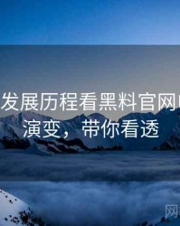 1251. 从发展历程看黑料官网电竞风波演变，带你看透