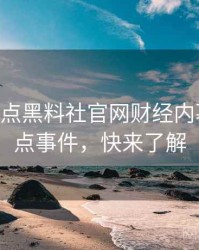 1074. 盘点黑料社官网财经内幕十大焦点事件，快来了解