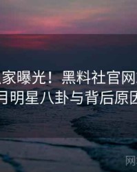0765. 独家曝光！黑料社官网2021年8月明星八卦与背后原因
