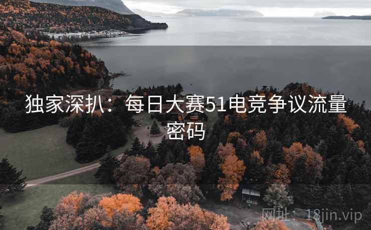 独家深扒：每日大赛51电竞争议流量密码